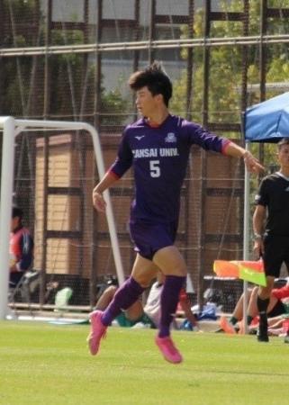 ◆関西大学体育会サッカー部 吉村 瑠晟さんがジュビロ