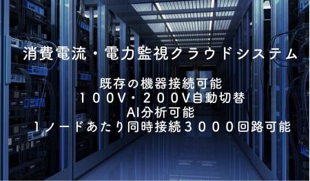 センターピア株式会社の消費電流・電力監視システムを