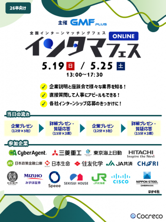 【株式会社コクリコ】地方旧帝大/国立大26卒 670名の