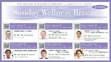 Selista Inc. Presents.『Sunday Wellness Breezutf-8