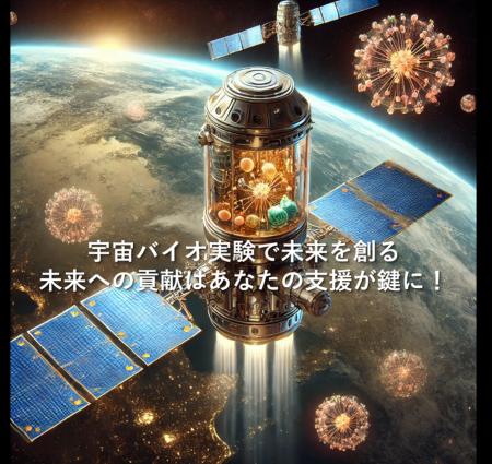 IDDKは日本で民間初となる人工衛星による宇宙バイオ実