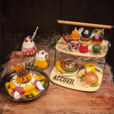 パンケーキやアフタヌーンティーがハロウィンテutf-8