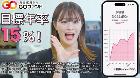 資産運用サービス「GOファンド」のタクシーCMが9月30