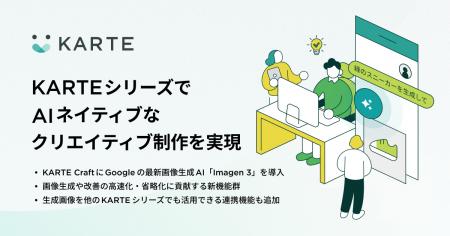 プレイド、KARTEシリーズにAIネイティブなクリエイテ