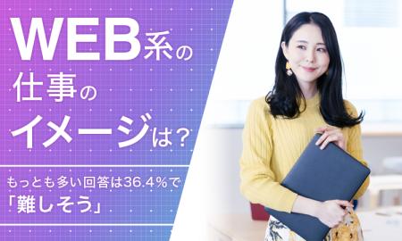 【WEB系の仕事のイメージは？】もっとも多い回答は36.