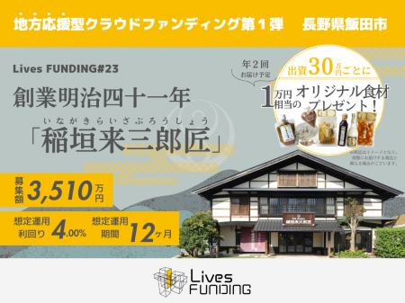 ライブズファンディング『地方応援型クラウドファンデ