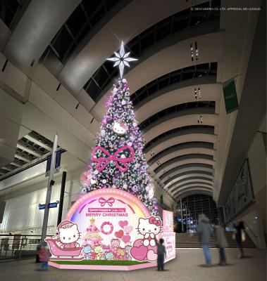 クイーンズスクエア横浜クリスマス2024「Hello Kitty 