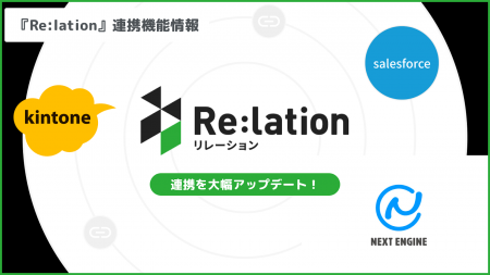 顧客対応クラウド『Re:lation』、『Salesforce』『kin