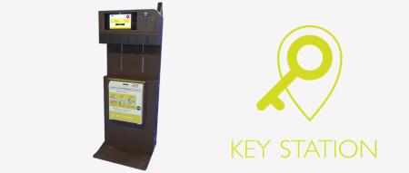 無人でカギの受け渡しができる「KEY STATION」を新宿