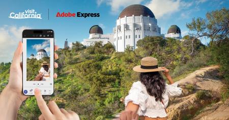 カリフォルニアの魅力を表現！Adobe Expressで創る！