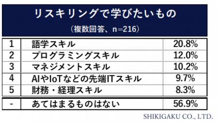 【“リスキリング（学びなおし）”に関する調査】リスキ