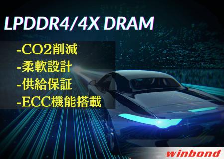 ウィンボンド　グリーンソリューション「LPDDR4/utf-8