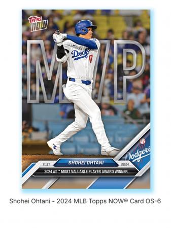 （速報）Topps株式会社が　Topps NOW新商品「Shohei O