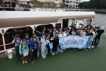 第51回川崎みなと祭り　川崎市立川崎小学校５年生と【