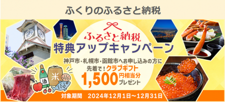 “ふくりのふるさと納税”特典アップキャンペーン開催中