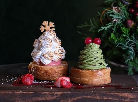 クリスマス限定！パティシエがお席にてブリュレするデ