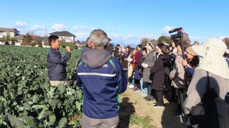 消費者目線で栽培から出荷を確認　微生物農法実践産地