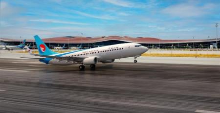 河北航空が日本初就航！関西＝石家荘線の運航を開始し