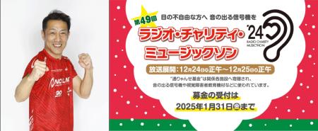 目の不自由な方へ 音の出る信号機を　　ラジオ・チャ