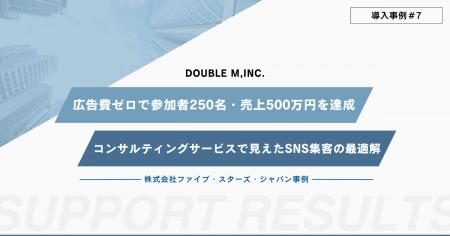 BtoCセミナー事業へ新展開で広告費ゼロで250名超を集