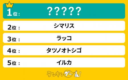 面白い動物ランキングを発表。1位にランクインしたの