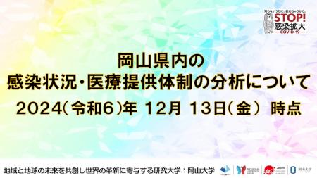 【岡山大学】岡山県内の感染状況・医療提供体制の分析