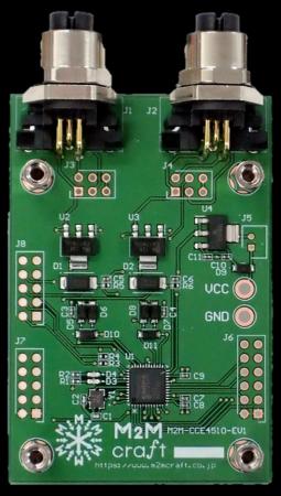 IO-Link通信用ラインドライバ ICCCE4510を実装しutf-8