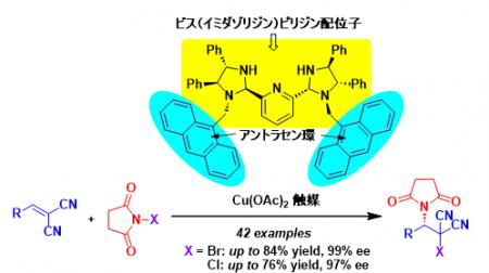 廃棄物を生じずにハロゲンと窒素を導入　高付加価値化