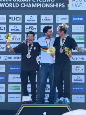 BMX・フラットランド佐々木元選手が「2024 UCI URBAN 