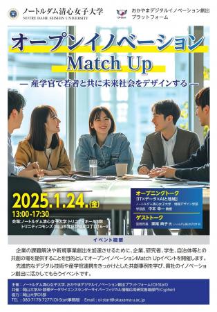 【岡山大学】オープンイノベーション Match Up-産学官