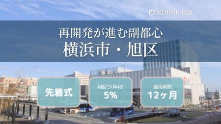 FUNDROP 18号ファンドの運用期間が終了、償還および当