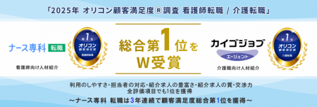 ナース専科 転職とカイゴジョブエージェント、「utf-8