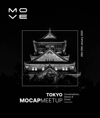 Move.aiの「MocapMeetUp」グローバルツアーが東京より