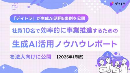 オンラインスクール「デイトラ」が生成AI活用5事例を