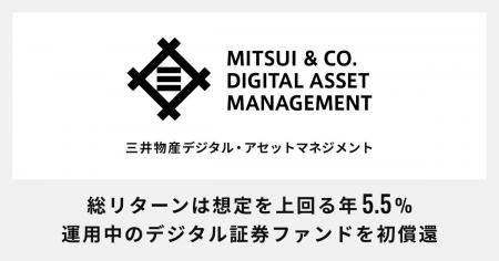 【総リターンは想定を上回る年5.5%（税引き前）】三井