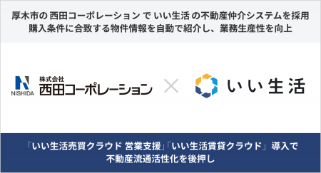 厚木市の西田コーポレーションでいい生活の不動産仲介