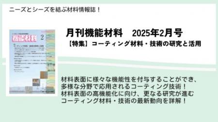 材料表面に様々な機能性を付与でき、更なる高機能化や