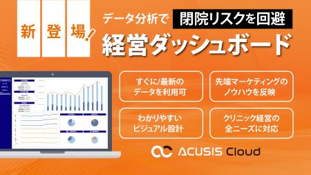 クラウド電子カルテ「ACUSIS Cloud」に経営ダッシュボ