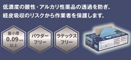 食品工場での殺菌・洗浄工程に使える！使いきりタイプ