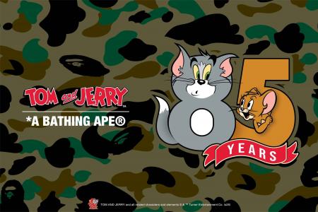 TOM AND JERRY 85TH×A BATHING APE(R)