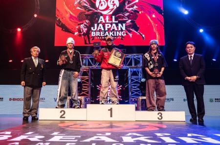 B-boy TSUKKIとB-girl NANOHAが第6回全日本ブレイキン