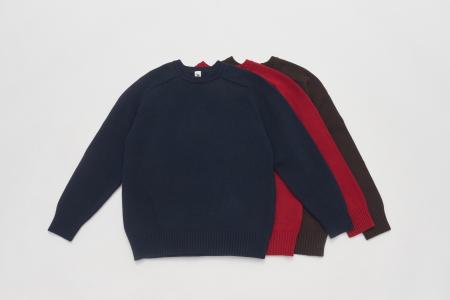 【L'ECHOPPE】新作 LE cotton crew knit 発売