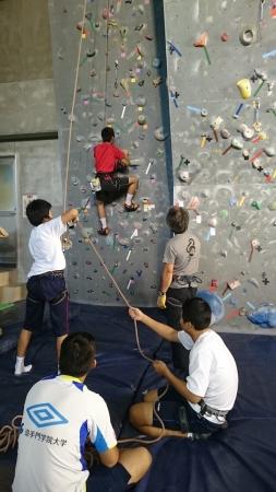 熊本の視覚障害の子どもたちに向けたクライミングキャ