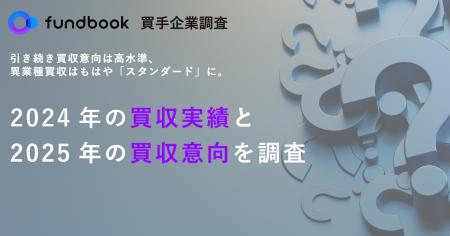 買手企業調査「2024年の買収実績と2025年の買収意向」