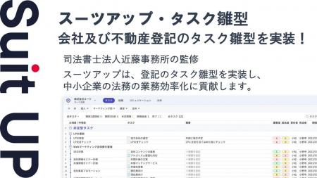 経営支援クラウド「Suit UP」（スーツアップ）、会社