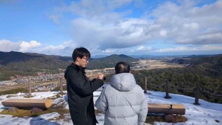 島根県安来市の山城 音声ガイドによるデジタルコンテ