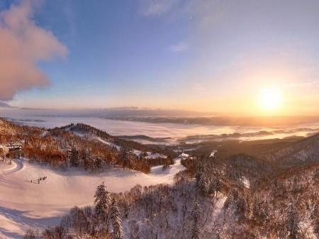 北海道観光機構のSNSで、『冬の富良野で心震える絶景