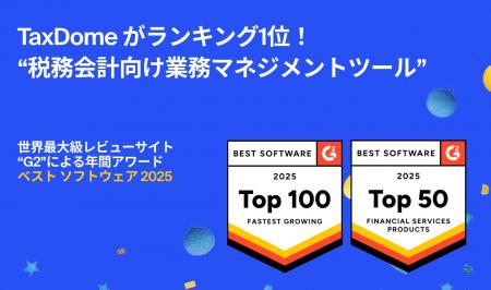 税務会計業務マネジメントツール1位ランキングの「Tax