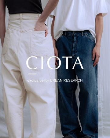 CIOTA exclusive for URBAN RESEARCH