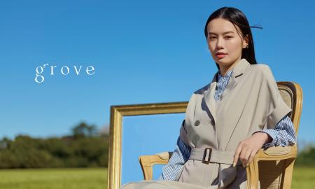 【grove】軽やかな春のスタイルを提案！「SPRING LOOK